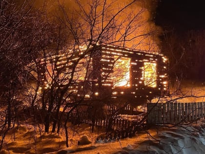 В Котельничском районе женщина получила ожоги во время пожара