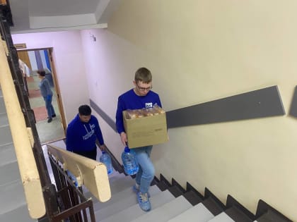 Помощь от Молодой Гвардии в Кирове