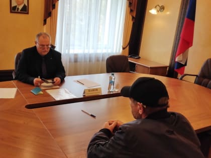 Уполномоченный провел личный прием граждан  в приемной Президента РФ