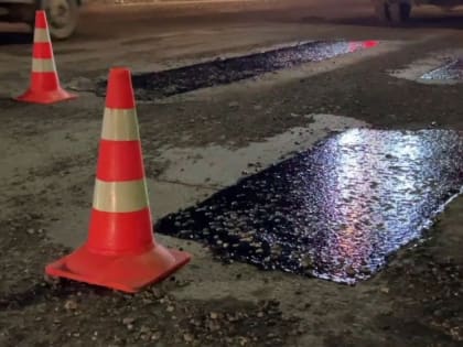 Ямочный ремонт дорог продолжается