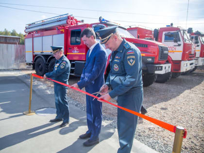 В поселке Костино после реконструкции открылся обновленный пост пожарно-спасательной части № 1
