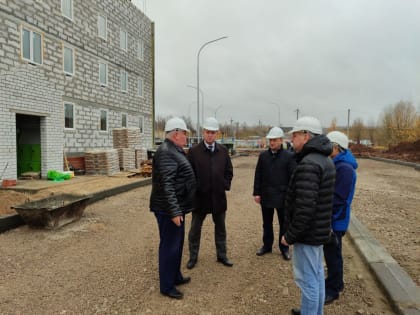 В Уржуме продолжается строительство дома для расселения аварийного жилья