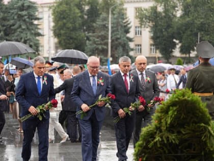 Александра Соколова встретили хлебом-солью в Гомеле на днях независимости и освобождения