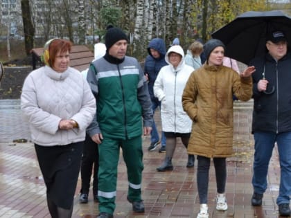 В Кирово-Чепецке полным ходом идет обустройство парка "Южный"