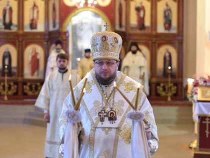 Глава Яранской епархии совершил воскресную Литургию в Туже