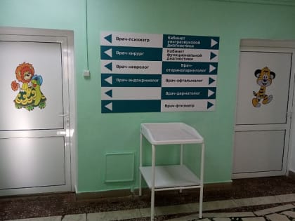ЦРБ Вятских Полян улучшает работу детской поликлиники