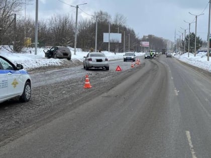 В результате аварии на улице Солнечной в Кирове пострадал ребенок