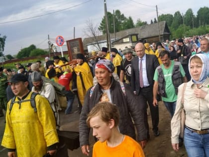 Паломники прибыли в село Великорецкое