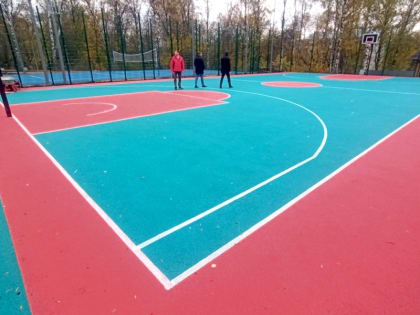 Спортивная зона в парке имени Кирова готовится к сдаче