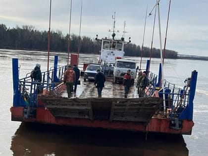 В Малмыжском районе перекрыли движение по понтонной переправе