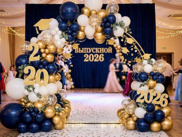 Шары на выпускной как создать вау-эффект: идеи фотозон и арок, которые запомнятся всем