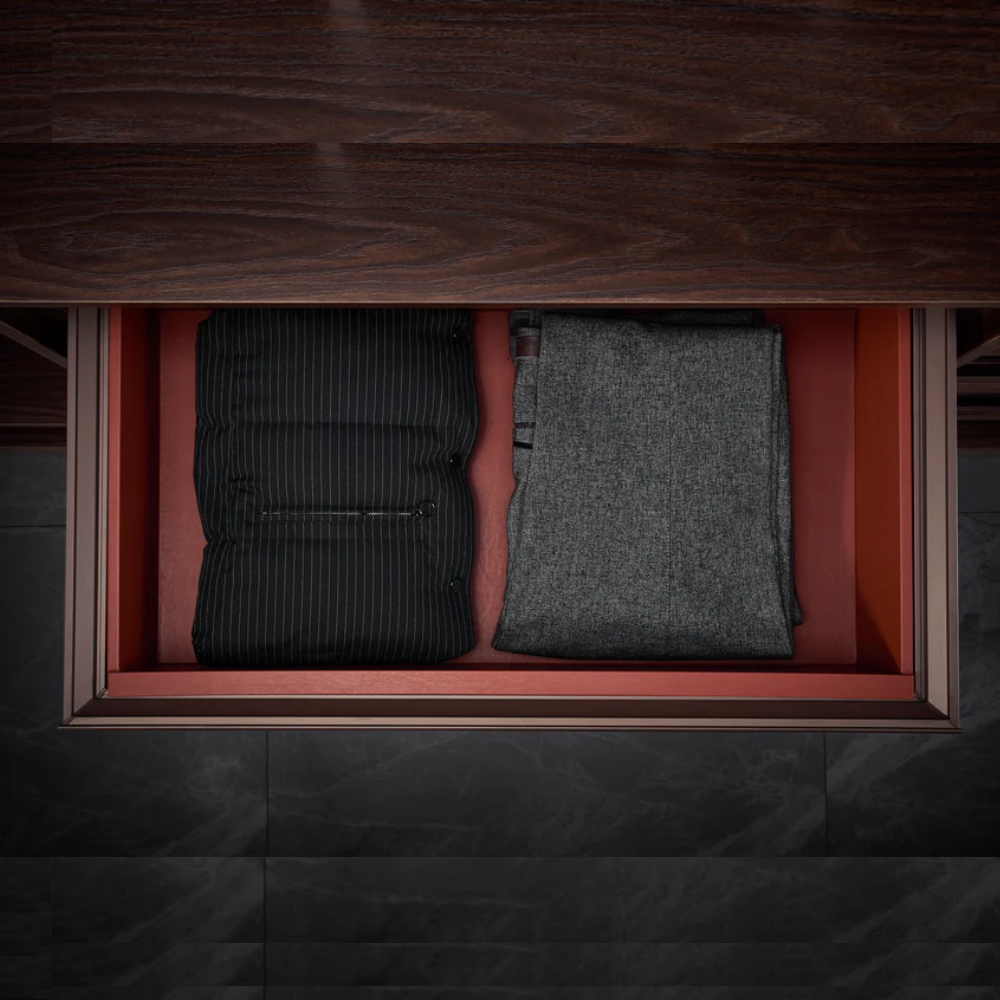 Leather Storage Basket detail 1
