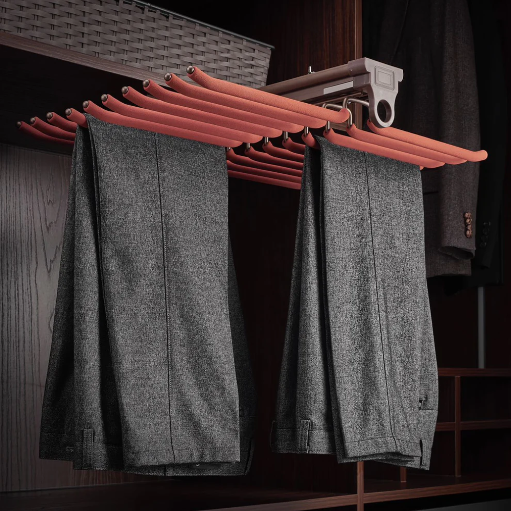 Top Mounted Double Pants Rack