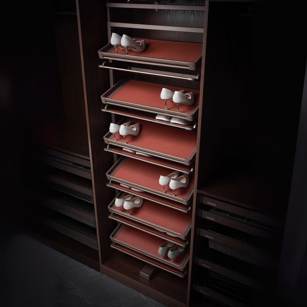 Rotating Shoe Rack detail 1