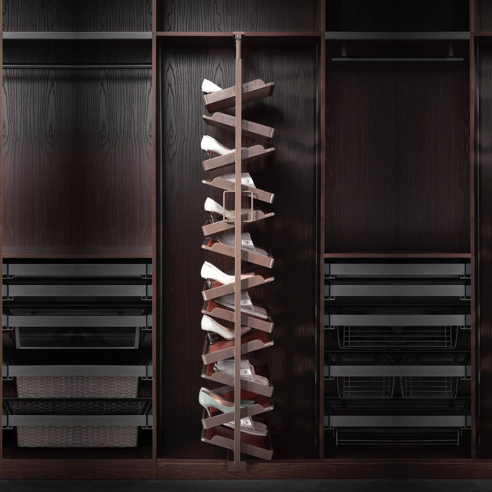 Rotating Shoe Rack detail 2