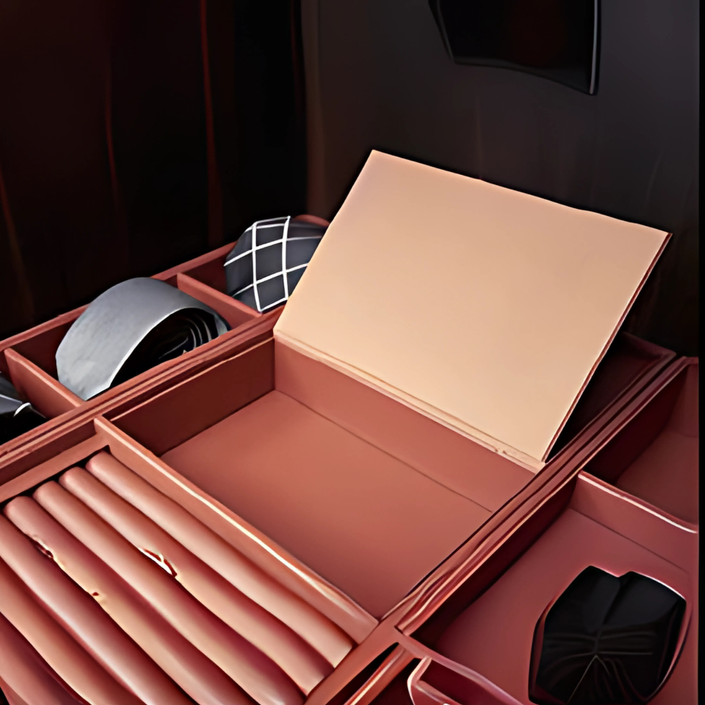 Leather Storage Box detail 1