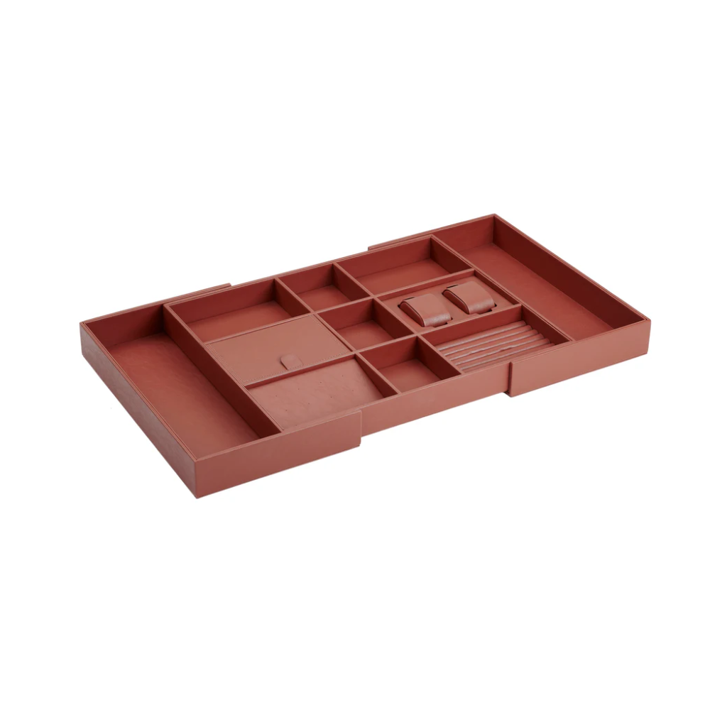 Retractable Leather Sorting Box detail 3