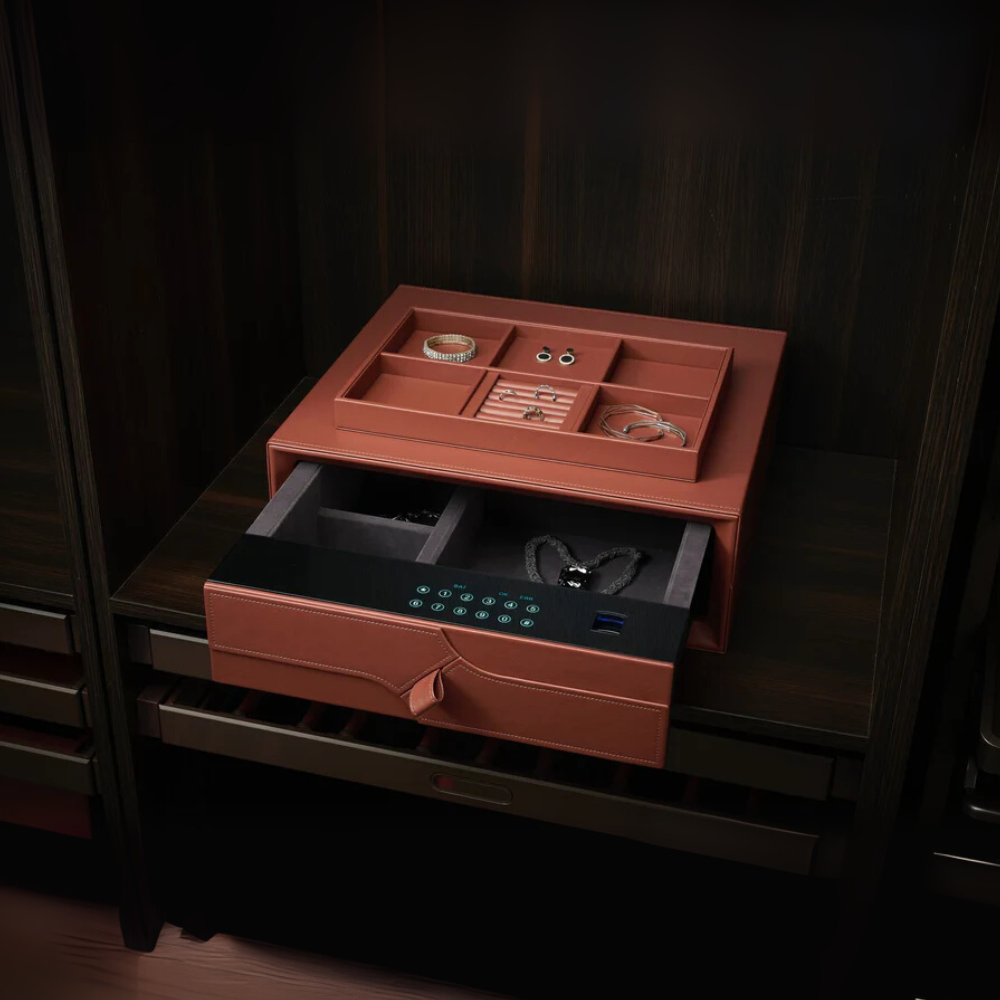 Leather Strong Box detail 1