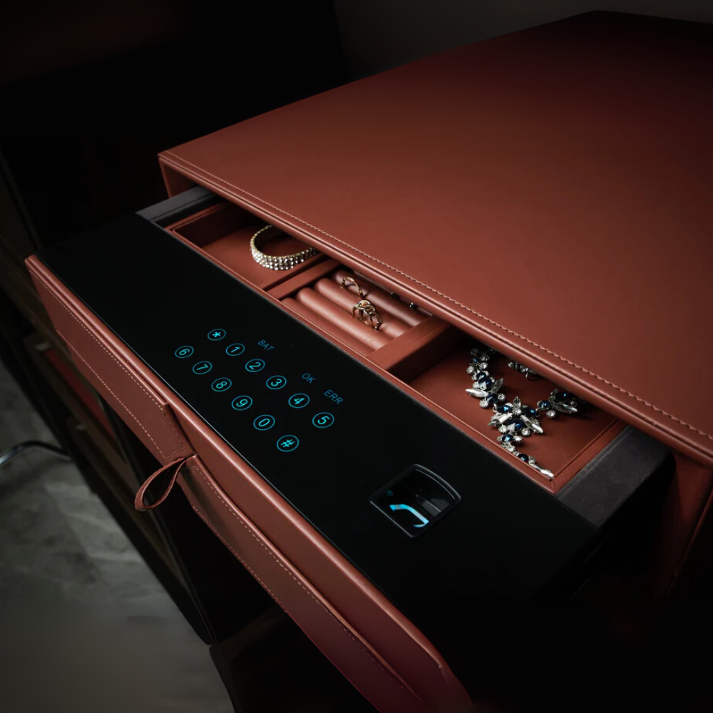Leather Strong Box detail 2
