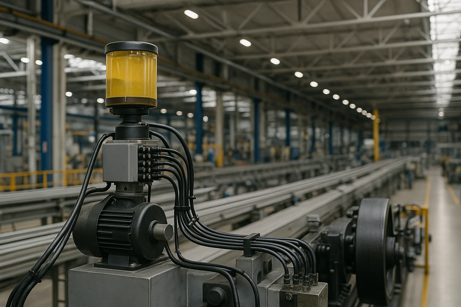 Sistema de lubricacion multilinea