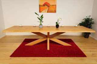 The Horizon XL Live-Edge European Oak Dining Table