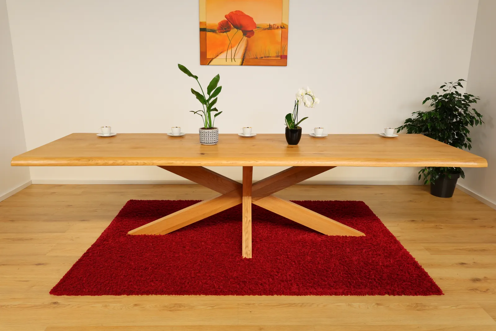 The Horizon XL Live-Edge European Oak Dining Table