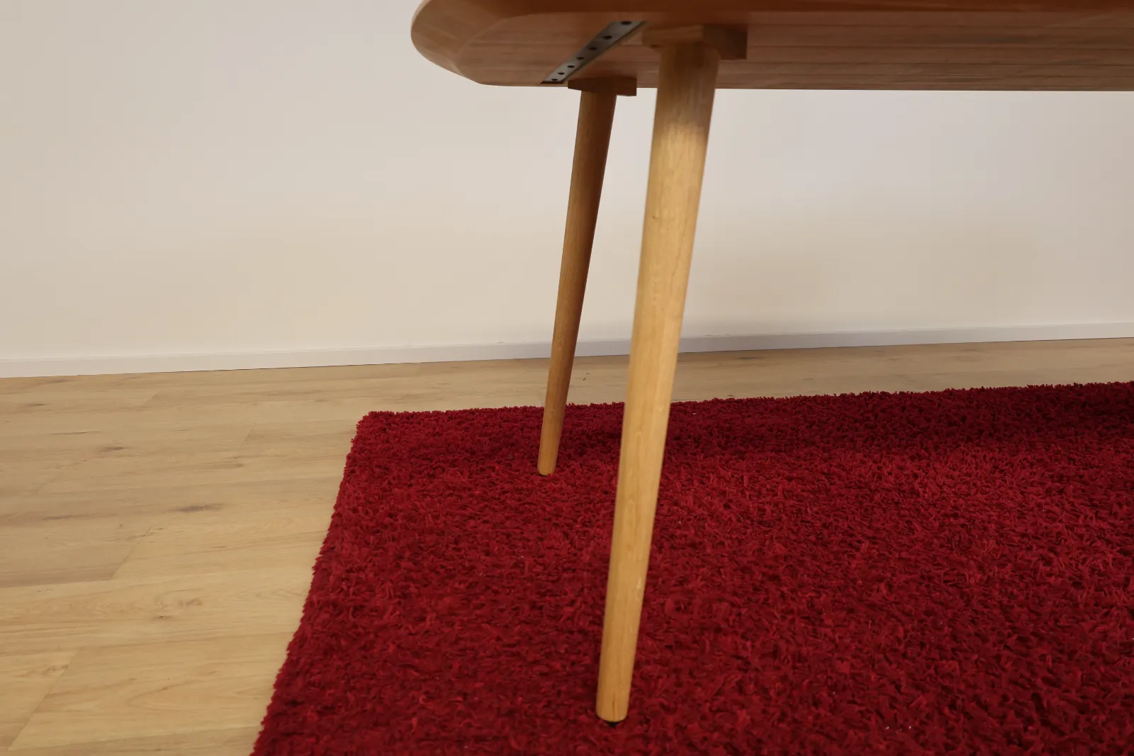 The Eclipse Beveled Oval European Oak Dining Table – product view 15