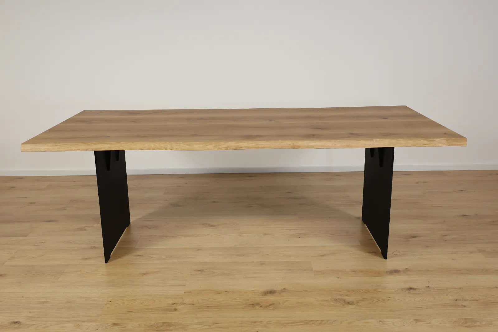 The Apex Beveled Rectangular European Oak Table with Spider Legs – product view 21