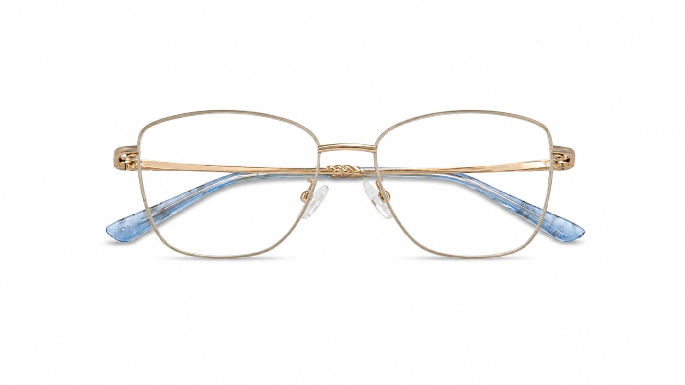 Riva Gold Italian Eyeglasses by Yuva