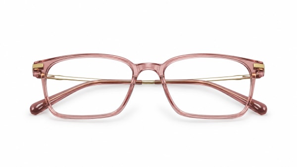 إطار روفا الطبي من يوفا وردي شفاف YUVA ROVA Transparent Pink Rectangular Optical Frame for Women
