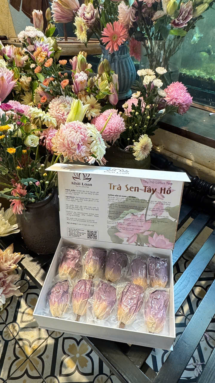 Hộp Trà Sen sấy Thăng Hoa – Móc câu