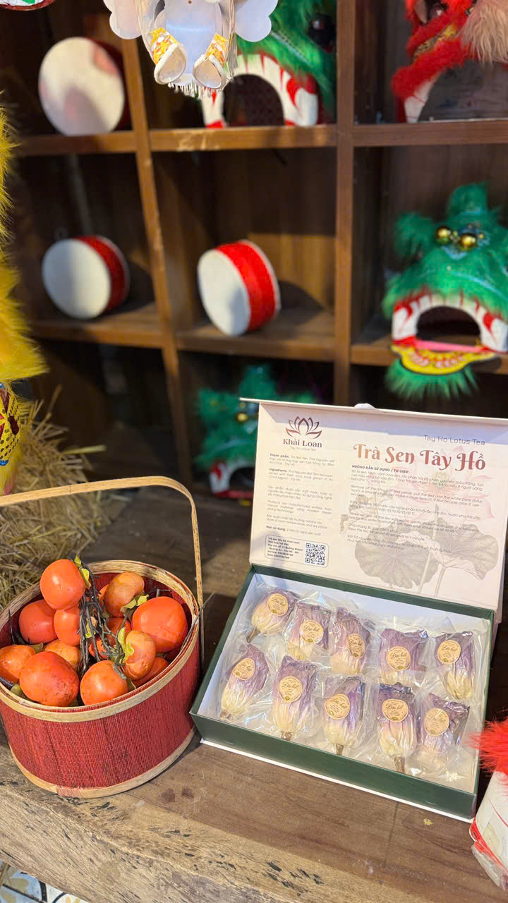 Hộp Trà sen Sấy thăng hoa - Nõn Tôm