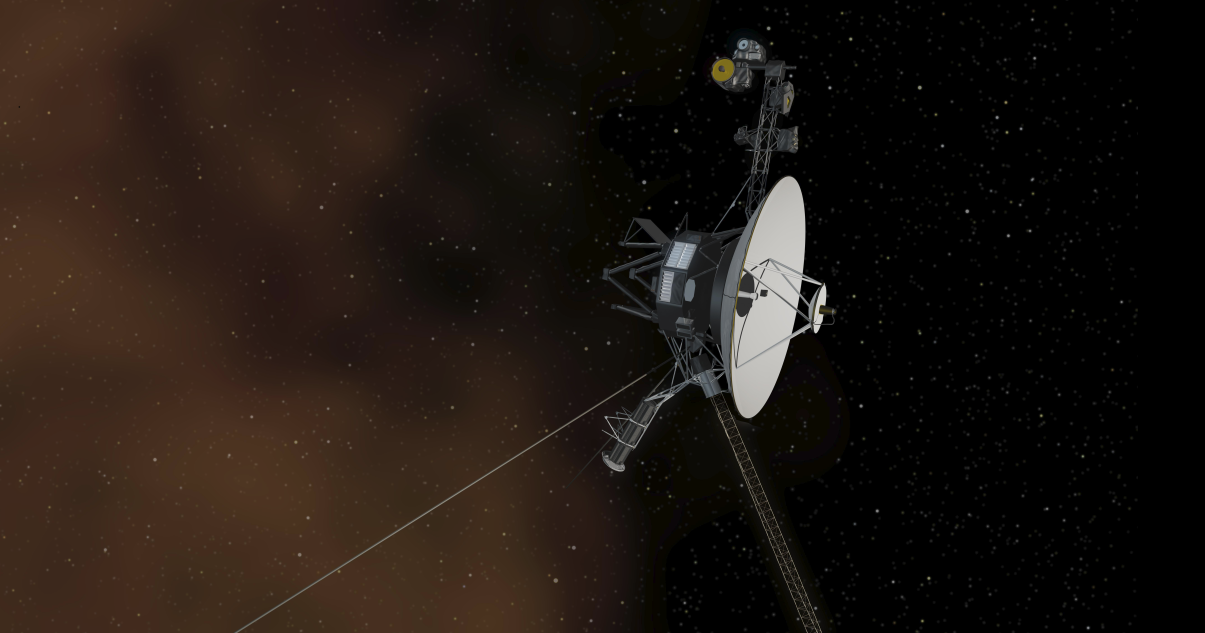 The voyager probe.