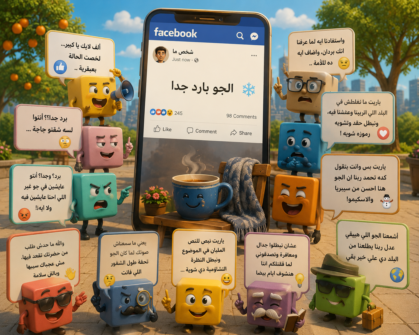 حوارات الفيسبوك
