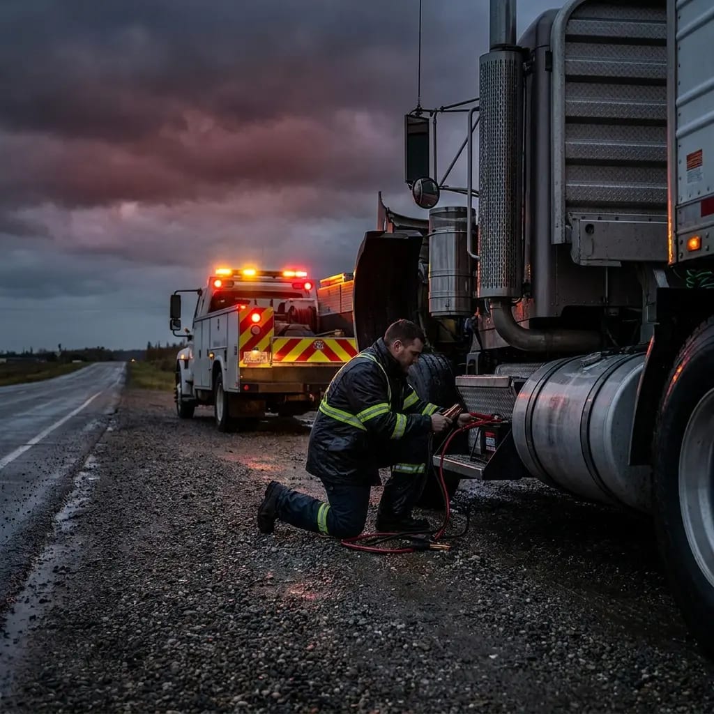 Jump Start Service — M.S Truck Westfield MA