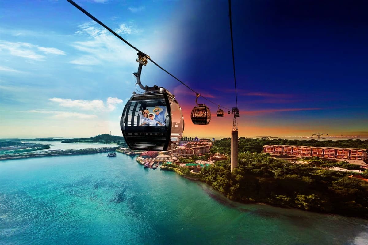 Beyond the ordinary Singapore with stay in Sentosa Cablr Car