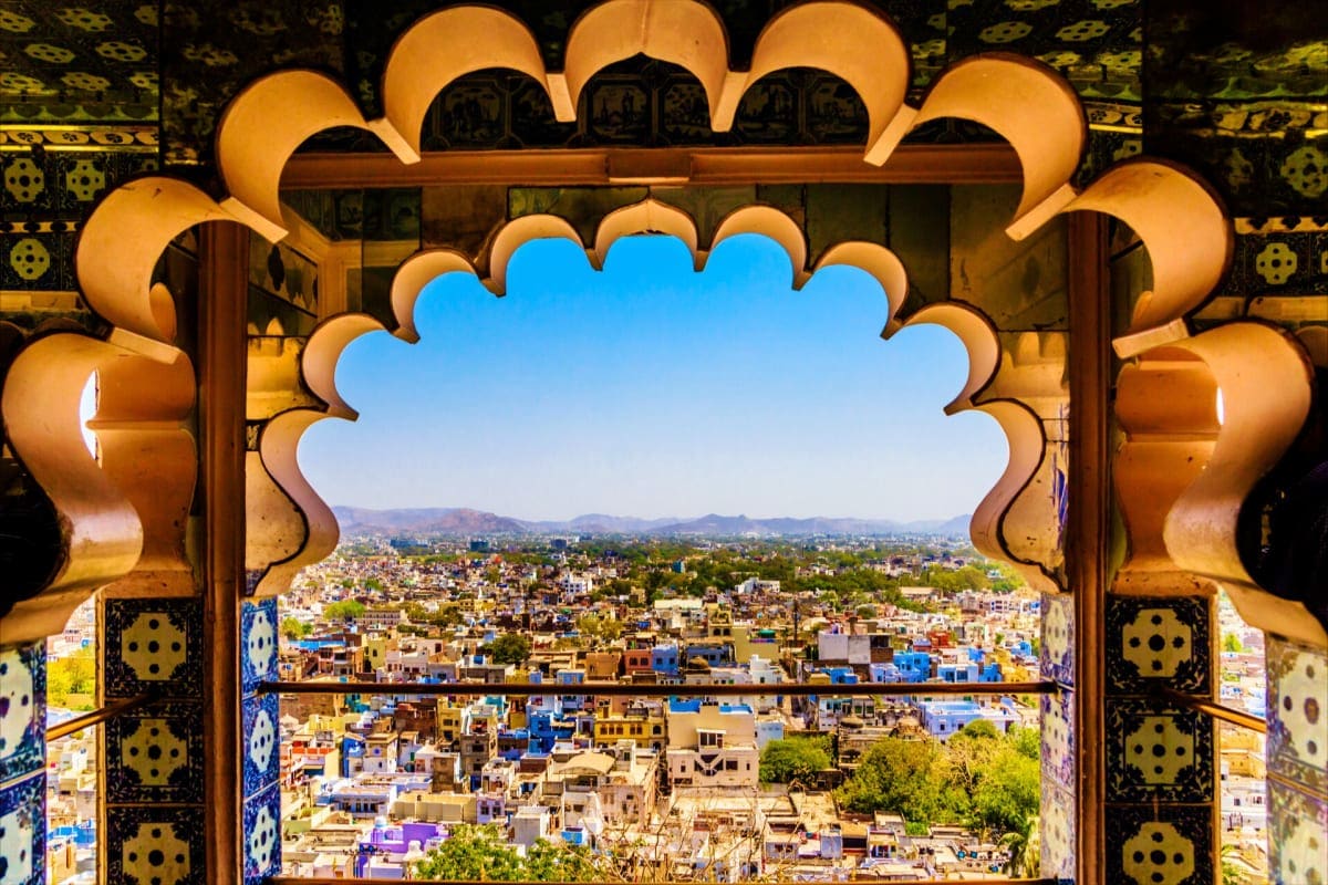 Best Rajasthan Wildlife and Heritage Trip 9 Days City view from Udaipur Palace