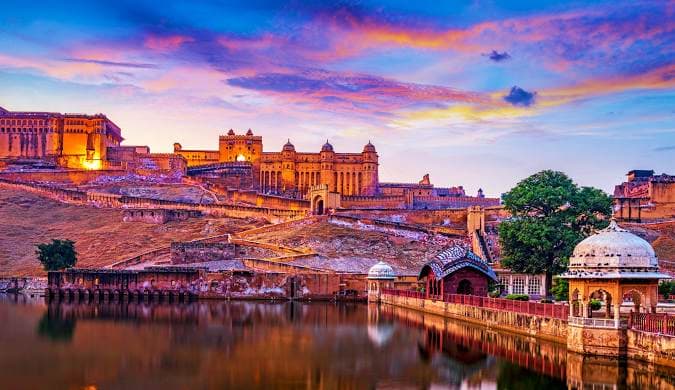Arrival in Jaipur & check-in; evening Sound & Light Show – Amer Fort Arrival in Jaipur & check-in; evening Sound & Light Show – Amer Fort