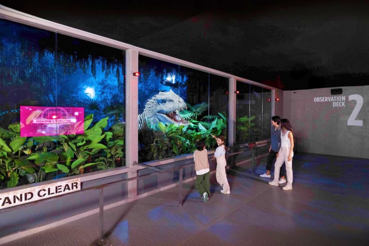 Jurassic park observation deck