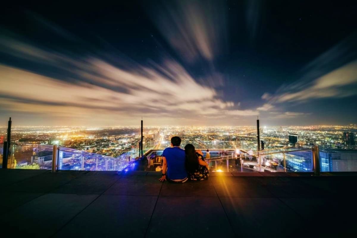 Mahanakhon Skywalk Bangkok Skywalk nightview