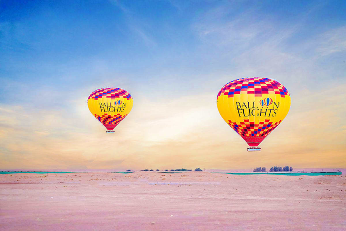 Exotic Sunrise with Balloon Flights From Abu Dhabi balloon 4