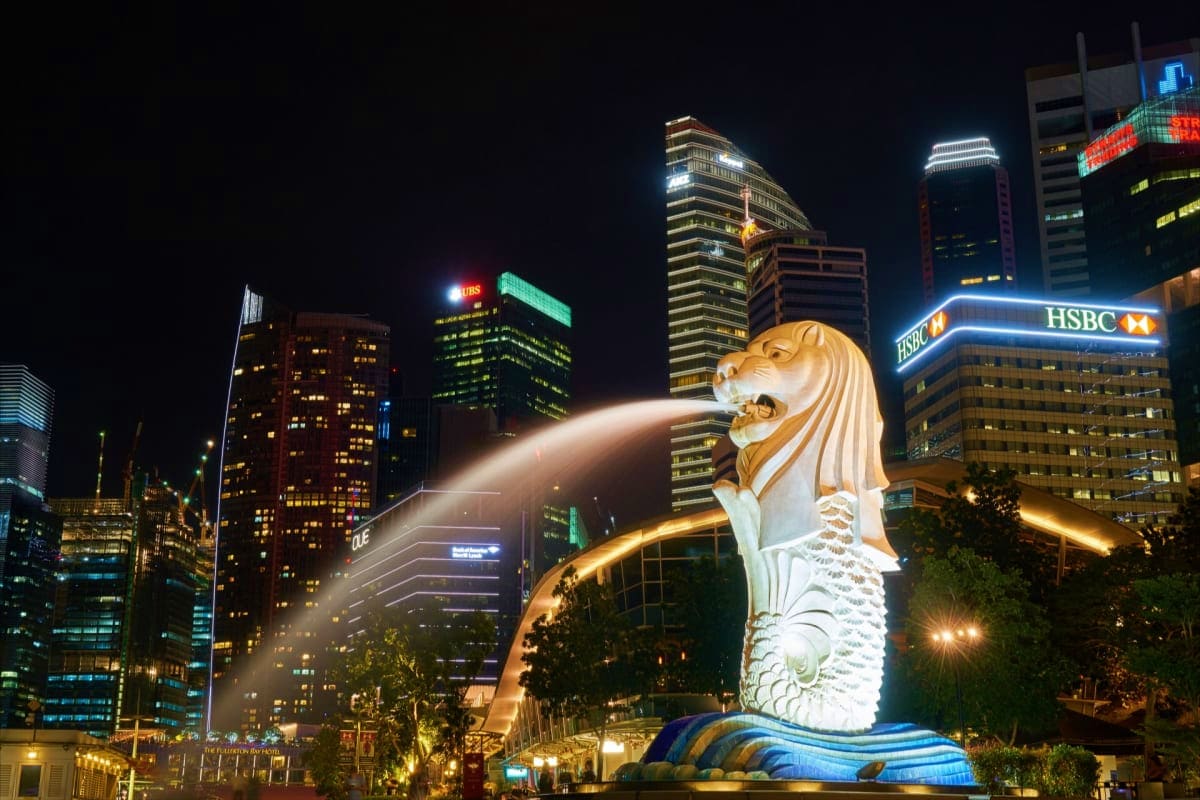 Merlin Statue Singapore