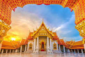 Pattaya to Bangkok Enroute Bangkok Temple Tour Golden and Marble Buddha with Gems Gallery and King Power