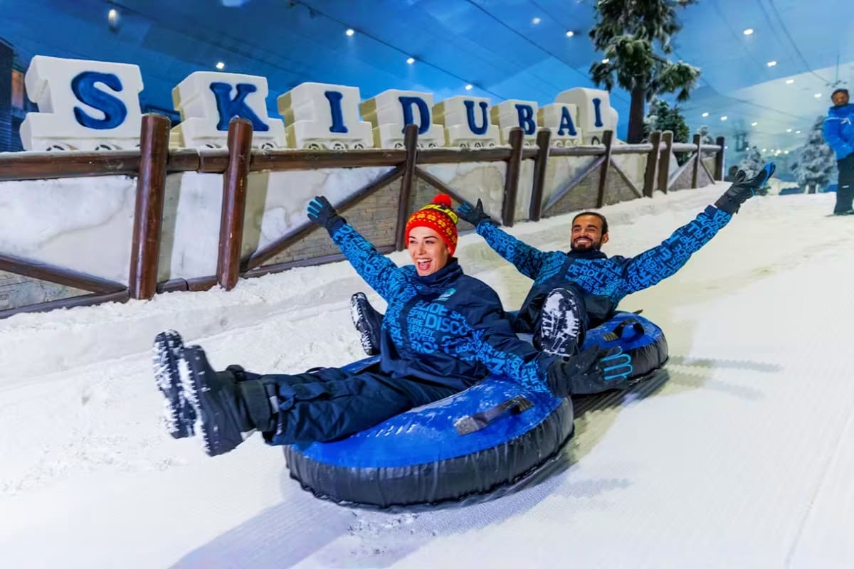 Ski Dubai from Abu Dhabi ski4