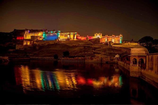 Arrival Jaipur - Evening Light and Sound Show