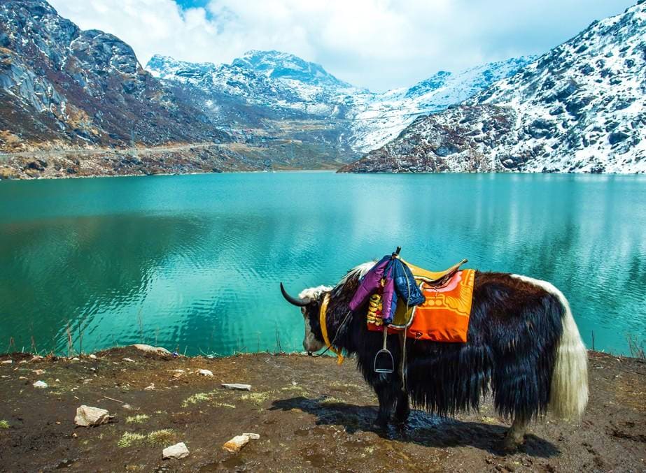 Excursion to Tsomgo Lake and Baba Mandir (53 Kms. / 3 Hrs. one-way) Excursion to Tsomgo Lake and Baba Mandir (53 Kms. / 3 Hrs. one-way)