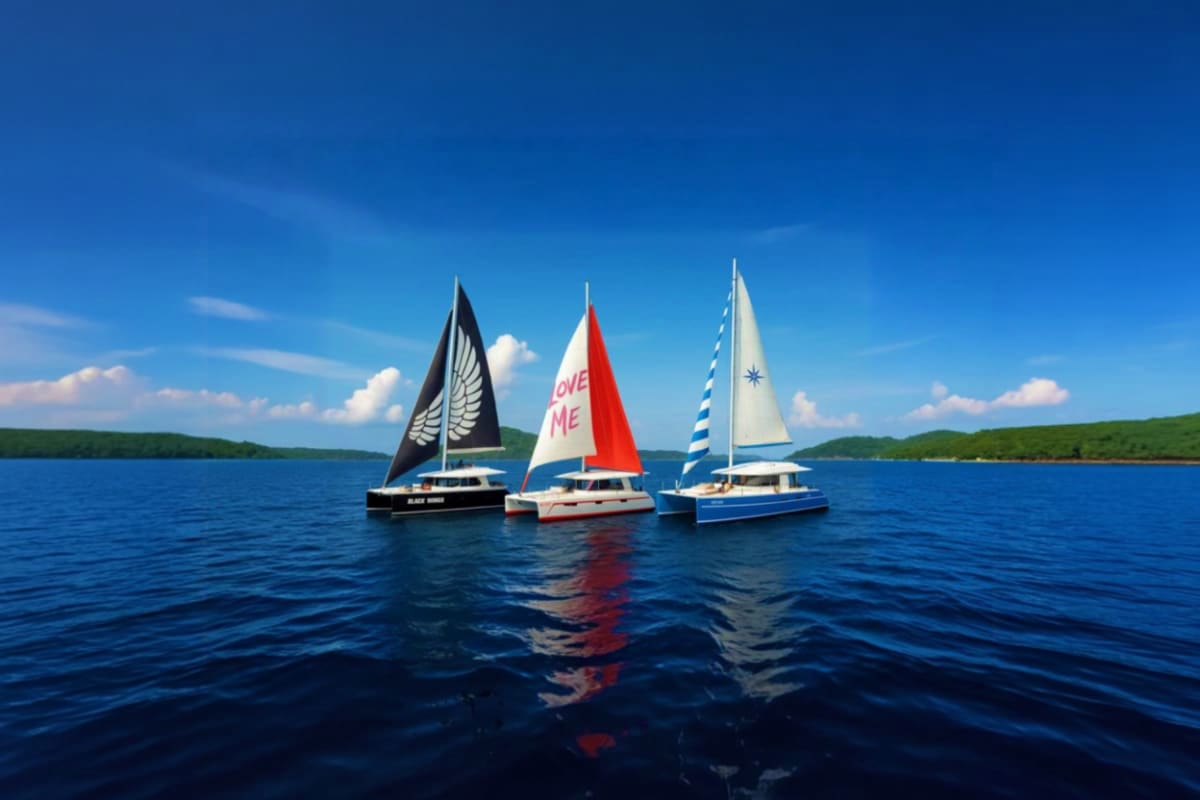Coral Island By Catamaran Boat