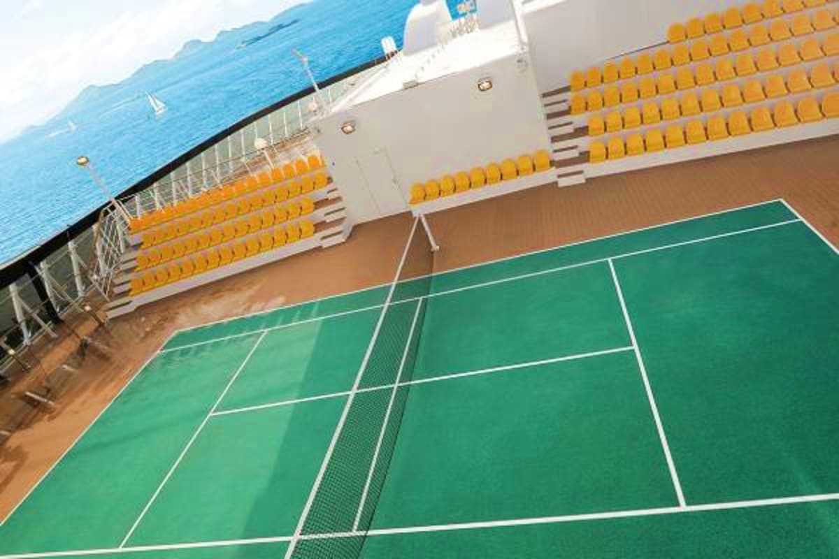 MSC Euribia Middle East Cruise Tennis Court