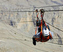 Arrival in Ras Al Khaimah and Jebel Jais Zipline 