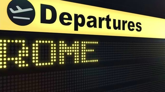 Departure from Rome Departure from Rome
